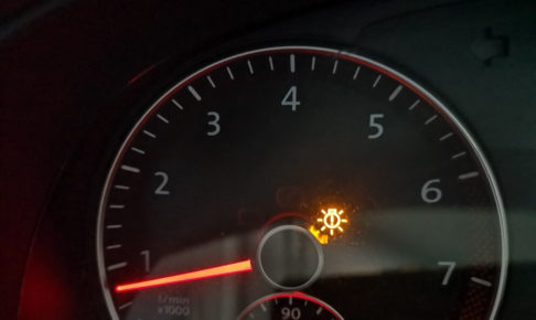 Car light run-out warning alarm